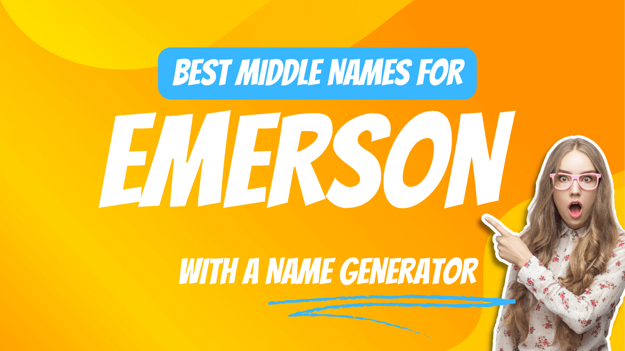 Best Middle Names for Emerson