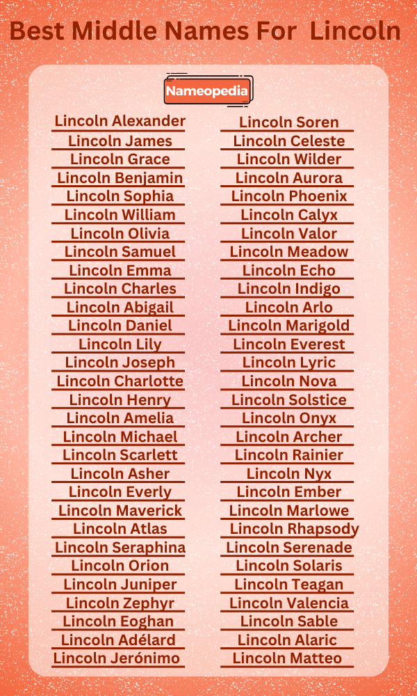 Best Middle Names for Lincoln
