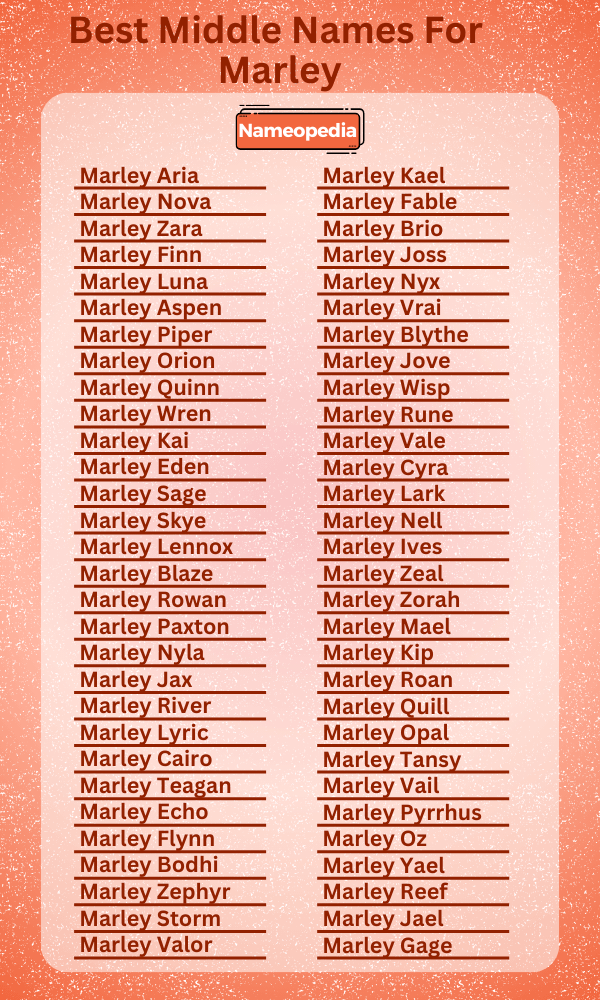Best Middle Names for Marley